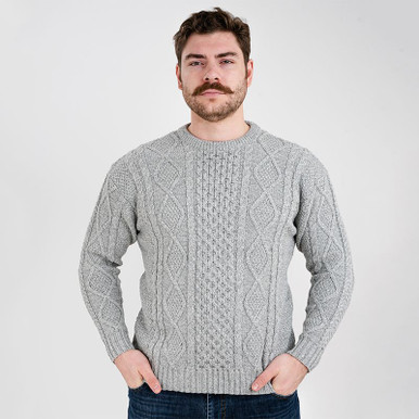 Saol Crew Neck Aran Sweater