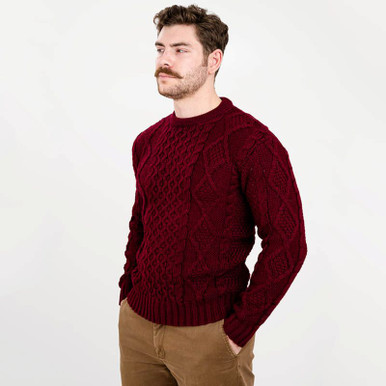 Men’s Heavyweight Traditional Fisherman Wool Sweater
