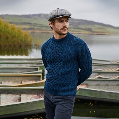 Men’s Merino Wool Aran Sweater